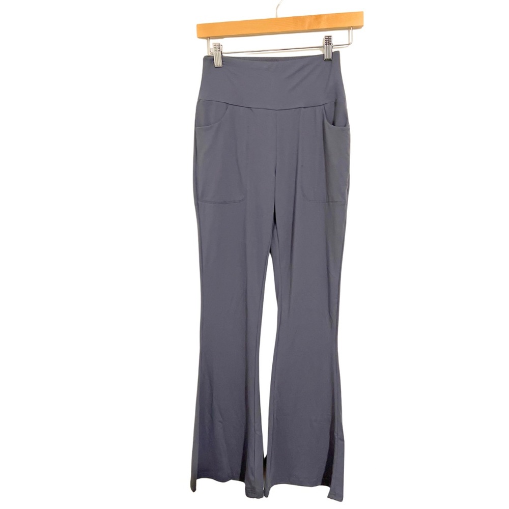 Women's High-Waisted Gray Pants S